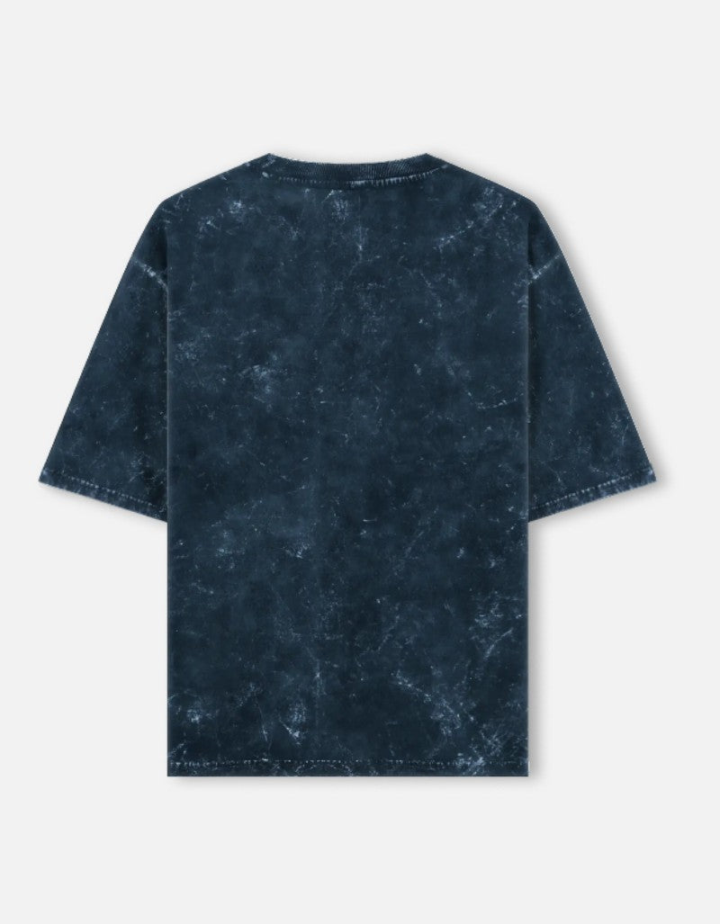 acid was t-shirt navy blue